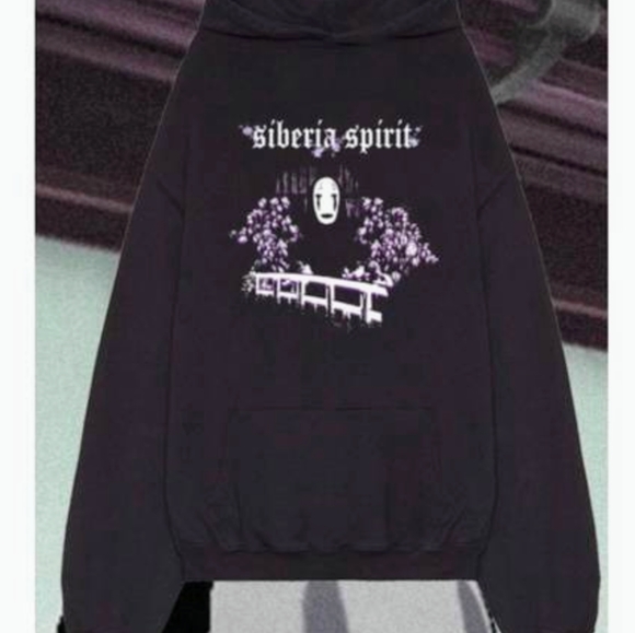Siberia Hills Spirit No Face Spirited Away Hoodie - Picture 2 of 3